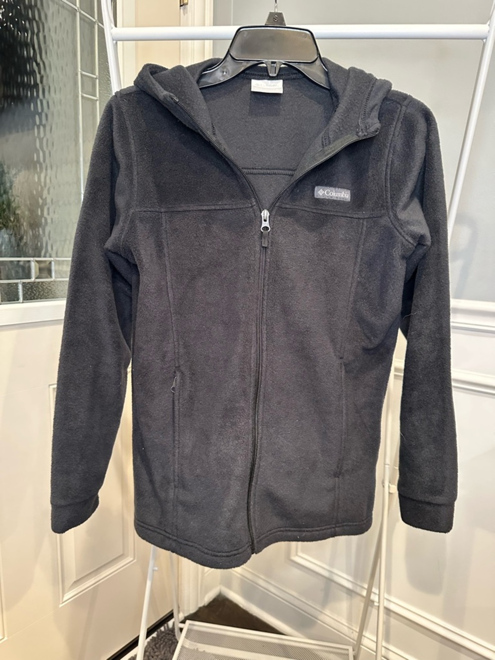 NWOT Columbia Kids' Black Hooded Fleece Jacket